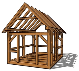 Pin by Mike on Timber Frames | Timber framing, Outdoor 