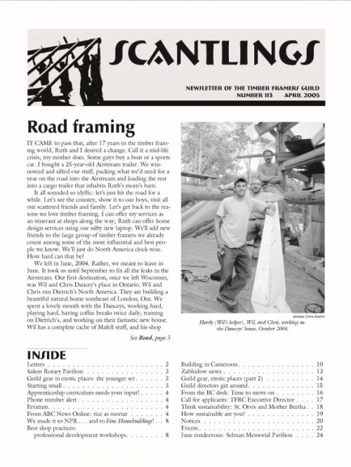 Scantlings 113 (April 2005)