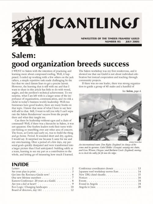 Scantlings 115 (July 2005)