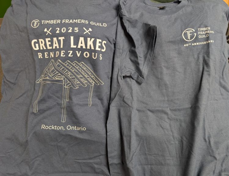 2025 Great Lakes Rendezvous Tshirt- dark blue