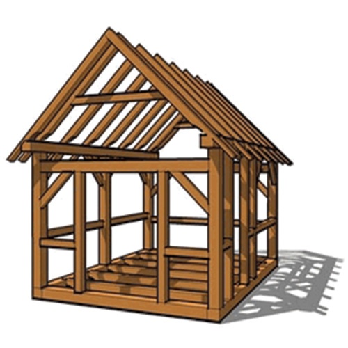 Fourteen Small Timber Frames