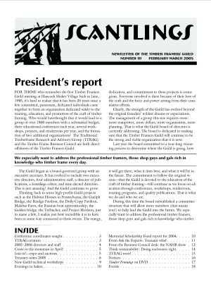 Scantlings 112 (February/March 2005)