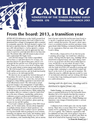 Scantlings 176 (February/March 2013)