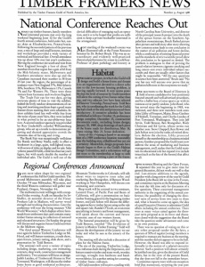 TIMBER FRAMING 9 (August 1988)