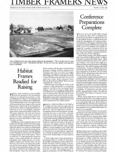 TIMBER FRAMING 12 (May 1989)