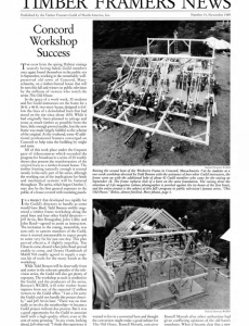 TIMBER FRAMING 14 (November 1989)