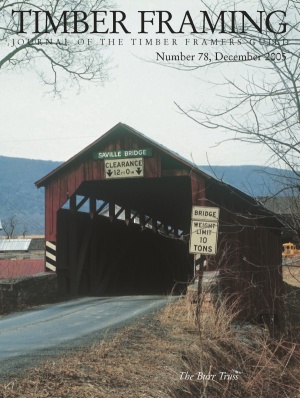TIMBER FRAMING 78 (December 2005)