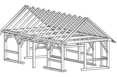 Timber Framing Workshop with Vermont Youth Conservation Corps